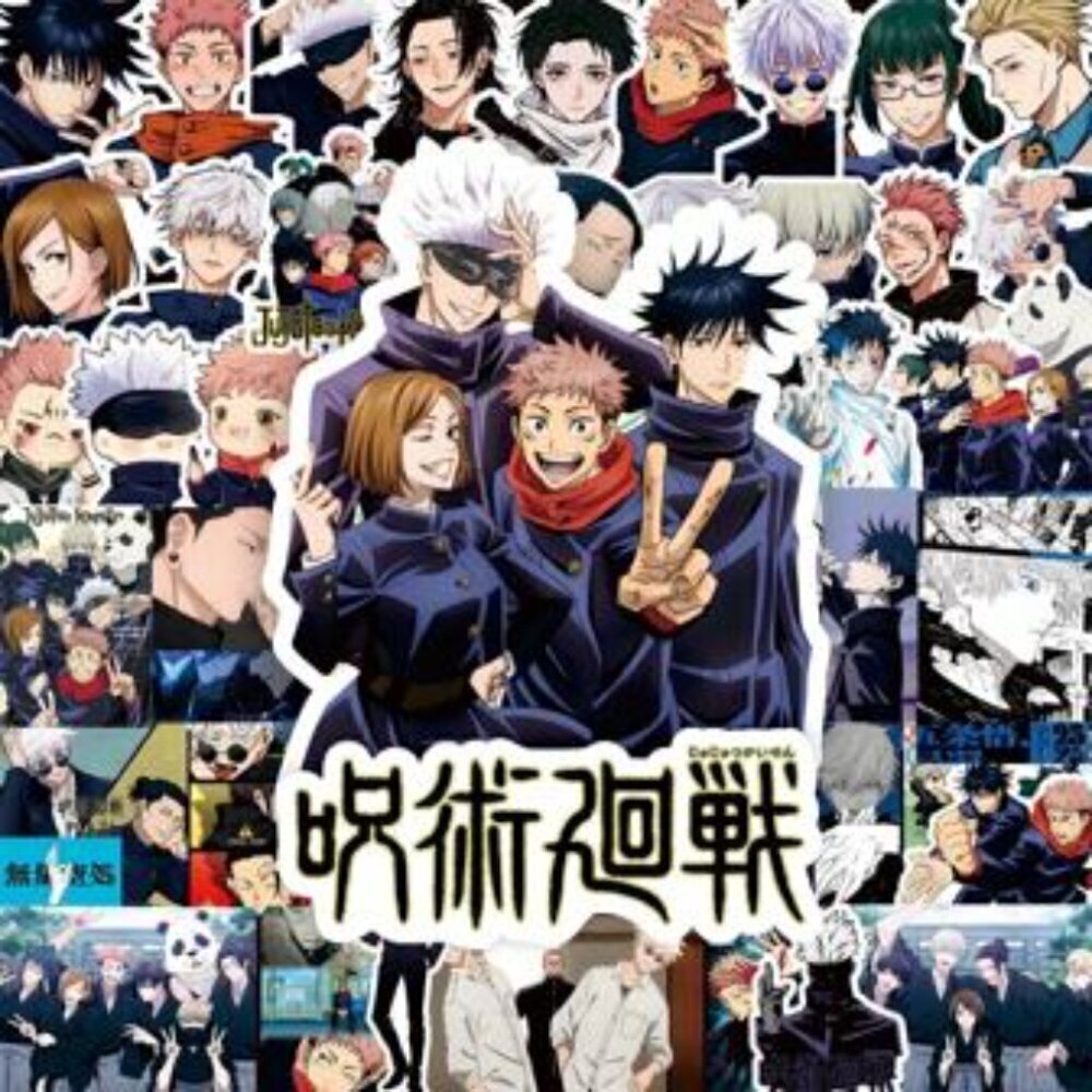 Jujutsu Kaizen 80PCS Anime Cartoon Stickers DIY Suitcase Fridge Phone Laptop